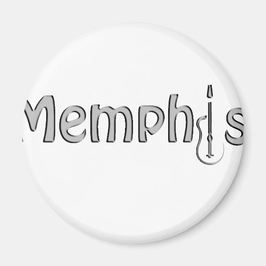 Aimant memphis blues (Devant)