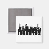 Aimant Memphis Skyline (Recto/Verso)