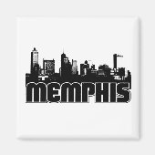 Aimant Memphis Skyline (Devant)