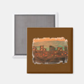Aimant Memphis Sunrise (Recto/Verso)