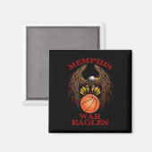 Aimant Memphis War Eagles Basketball Ii (Recto/Verso)