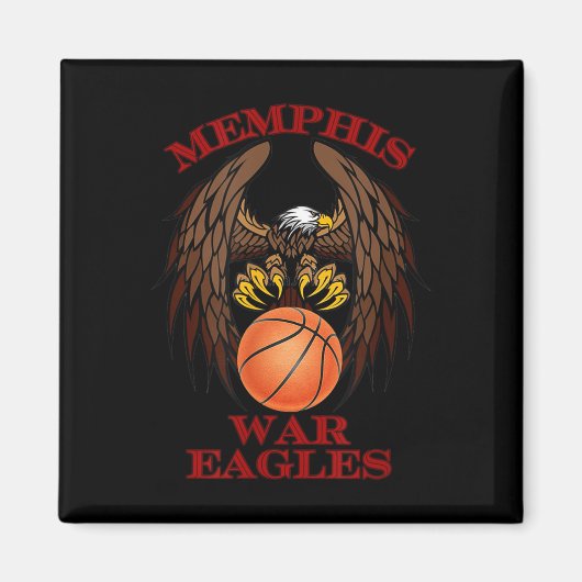 Aimant Memphis War Eagles Basketball Ii (Devant)