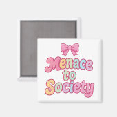 Aimant Menace à la société (Recto/Verso)