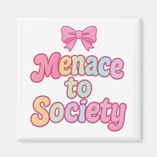 Aimant Menace à la société (Devant)