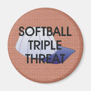 Aimant Menace SUPÉRIEURE de triple du base-ball