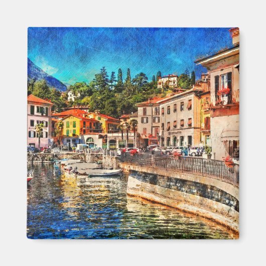 Aimant Menaggio sur le lac de Côme, Italie (Devant)