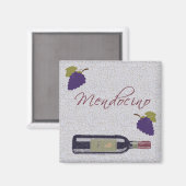 Aimant Mendocino Vintage Wine (Recto/Verso)