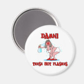 Aimant Ménopause amusante (Recto/Verso)