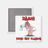 Aimant Ménopause amusante (Recto/Verso)