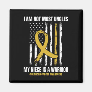 Aimant Mens Gold Sensibilisation au cancer chez l'enfant