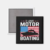 Aimant Mens I Love Motorboating Tee Nitro B (Recto/Verso)