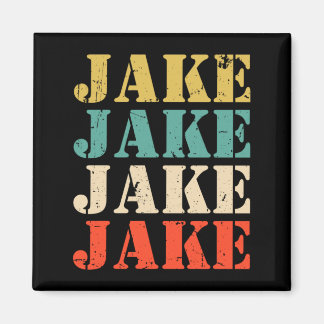 Aimant Mens Jake Retro Names Vintage Style Personalized