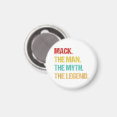 Aimant Mens Mack The Man The Myth The Legend (Recto/Verso)