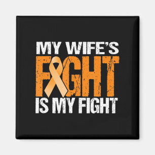 Aimant Mens My Wife's Fight is My Fight Leukemia Awards
