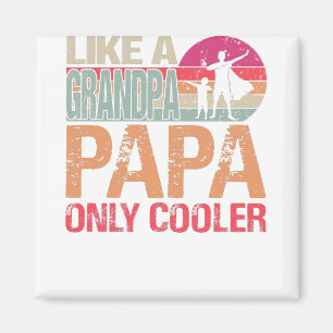 Aimant Mens PAPA comme un grand-père SEULEMENT GLACIÈRE V