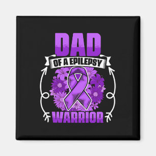 Aimant Mens Papa Of Epilepsy Warrior Epilepsy Survivor Ep