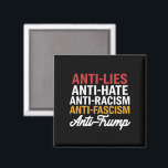 Aimant Mensonges et fascisme anti-Trump contre la haine e<br><div class="desc">Anti Trump Hate Lies and Fascism Resist Anti Trump 86 45</div>