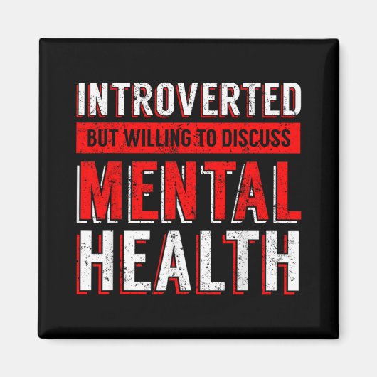 Aimant Mental Health Awareness Depression (Devant)