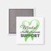 Aimant Mental Health Awareness - Support (Recto/Verso)