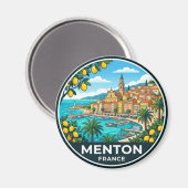 Aimant Menton France (Recto/Verso)