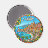 Aimant Menton France (Recto/Verso)
