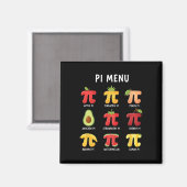 Aimant Menu Pi 3,14 Symbole du nombre Pi Prof de maths dr (Recto/Verso)