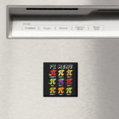 Aimant Menu Pi 3.14 Symbole Pi Drôle Prof de Fruit Enfant (In Situ (Lave-vaisselle))