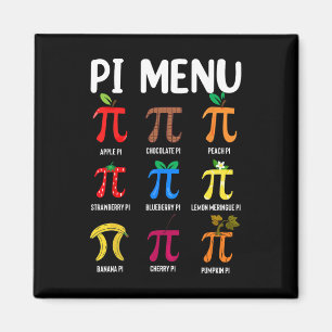 Aimant Menu Pi 3.14 Symbole Pi - Magasin de mathématiques