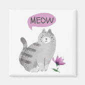 Aimant Meow Cat (Devant)