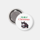 AIMANT MEOW CHRISTMAS CAT (Recto/Verso)