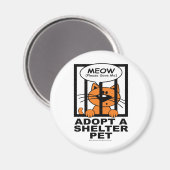 Aimant Meow (Sauvez-Moi) (Recto/Verso)