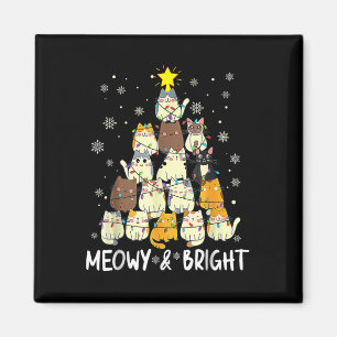Aimant Meowa Catmas Chat Noël Arbre de Noël Filles Garçon