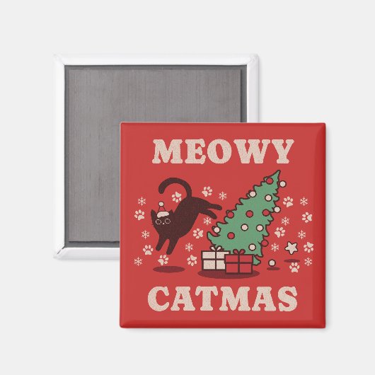 Aimant Meowy Catmas (Recto/Verso)