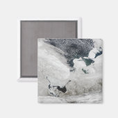 Aimant Mer blanche, Russie (Recto/Verso)