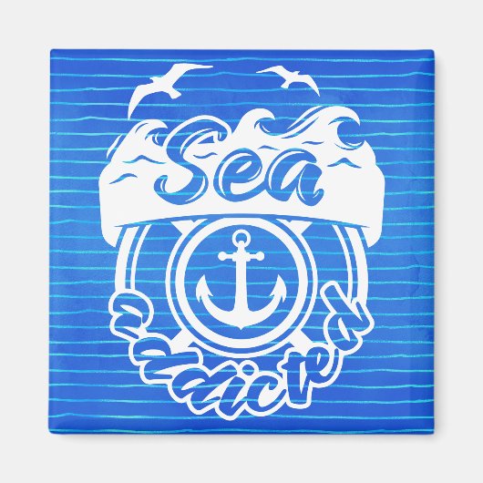 Aimant Mer Bleue (Devant)