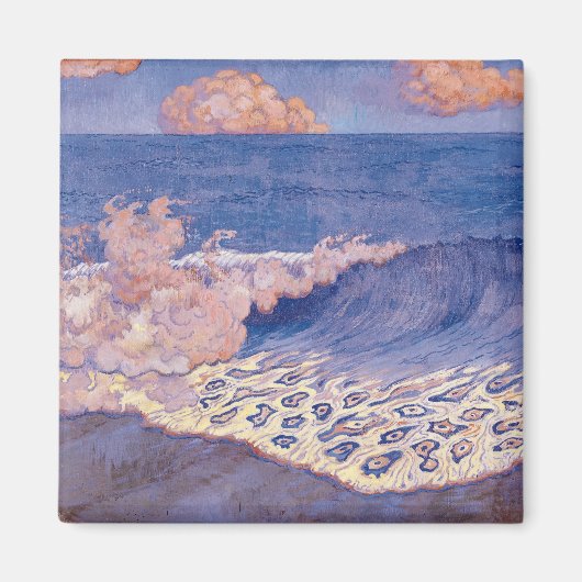 Aimant Mer bleue, Effet vague, c.1893 (Devant)