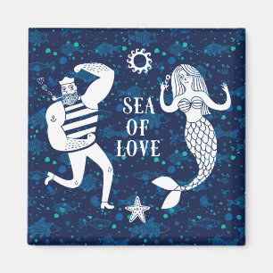 Aimant Mer d'affiche d'amour