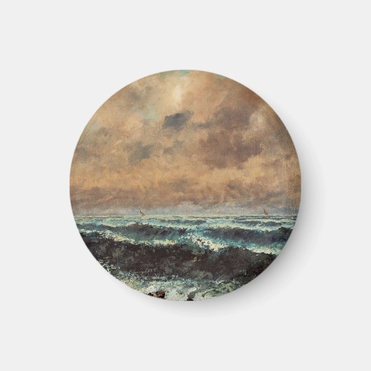 Aimant Mer d'automne – Gustave Courbet (Devant)
