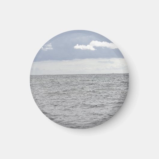 Aimant Mer et beaux nuages (Devant)