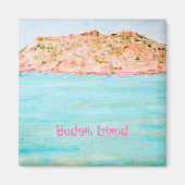 Aimant Mer Turquoise de Budelli (Devant)