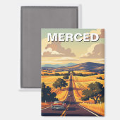 Aimant Merced California Central Valley (Recto/Verso)