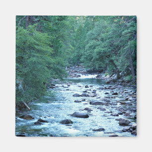 Aimant Merced river by Happy Isles, Yosemite, CA