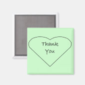 Aimant Merci (Recto/Verso)