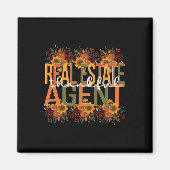 Aimant Merci agent immobilier Thanksgiving (Devant)