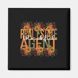 Aimant Merci agent immobilier Thanksgiving