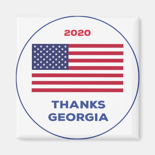 Aimant Merci aux élections de Géorgie 2020 (Devant)