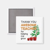 Aimant Merci Awome Enseignant (Recto/Verso)