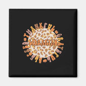 Aimant Merci bibliothécaire Thanksgiving Library Worker 1 (Devant)