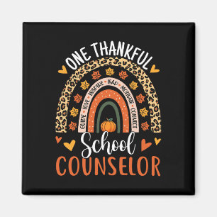 Aimant Merci Conseiller scolaire Thanksgiving Rainbow Cou