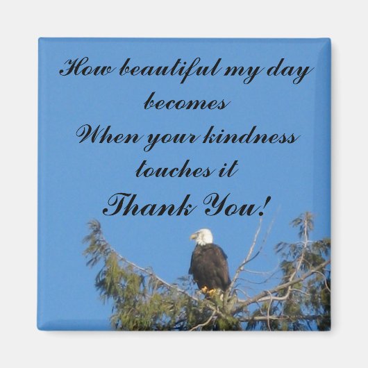 Aimant Merci de gentillesse (Devant)